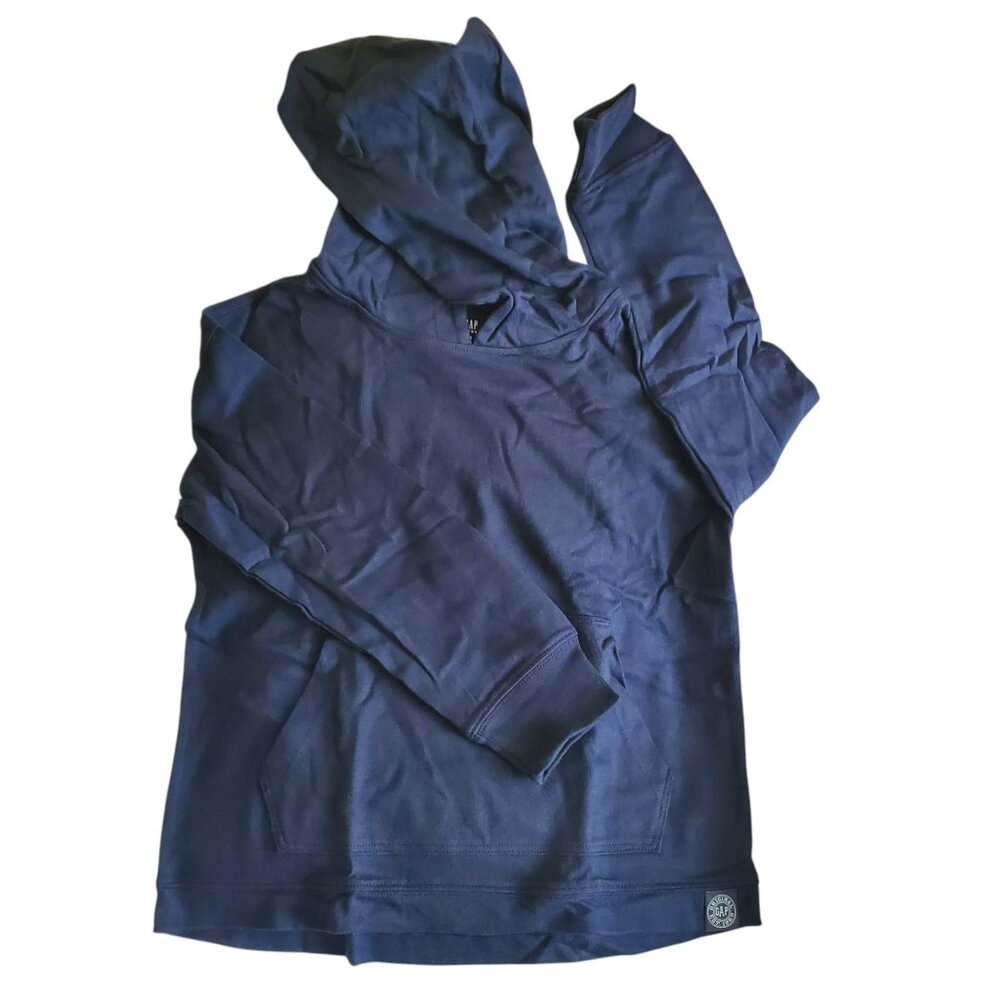 NEW Set of 2 Gap Boys Sweatshirts Pullover Hoodie Blue Green Size Small 6 - 7 - Picture 4 of 7